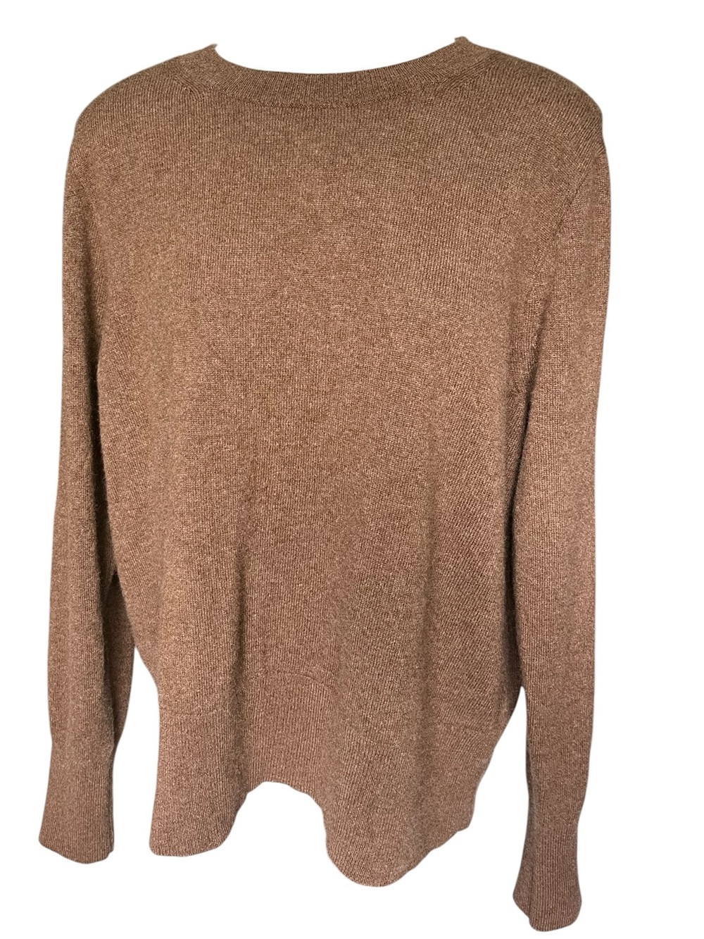 XL J Crew Cashmere classic-fit crewneck sweater BA400 brown - Picture 2 of 7